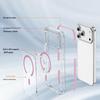 Crystal Shield Magnetic Ring Case for iPhone 17 Pro Max