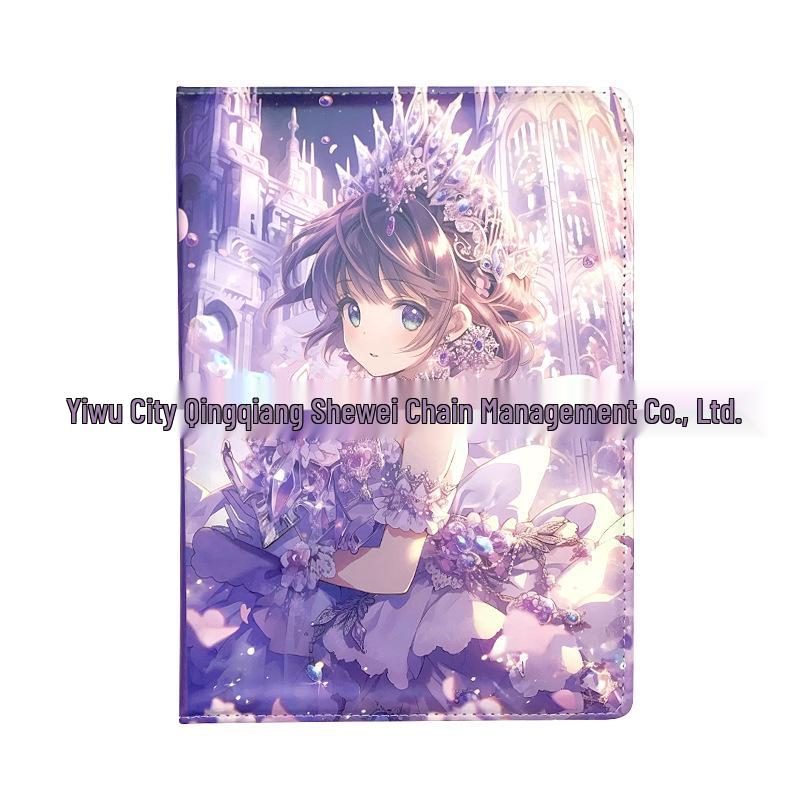 B5 Sakura Gem Anime Hardcover Leather Planner Diary Notebook A-272