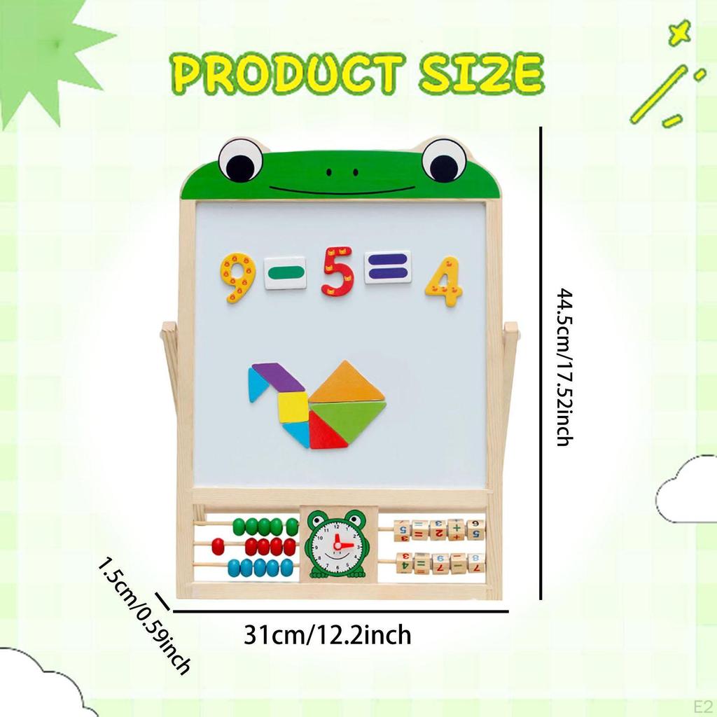 Drawing Board Learn Toy Educational Ideal Gift Painting Kids Art Easel Frog