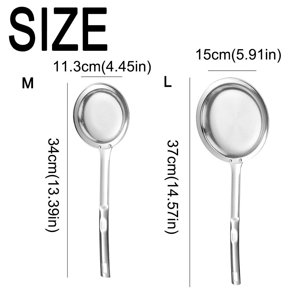 Reusable Stainless Steel Oil Skimmer Oil Filtering Spoon  Restaurant Supplies