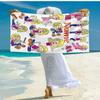 Custom Name Ultra-Soft Beach Towel with Lizzie McGuire Theme,Ideal for Pool - Camping, Diving - Perfect Travel Essential, Vibrant Beach Towel.
