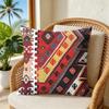Türkischer Kilim Teppich Kissenbezug Beidseitiger Plüsch Sofakissenbezüge Bio Atmungsaktiv Verdeckter Reißverschluss