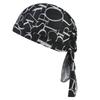 Lightweight Paisley Print Hijab Caps Breathable Adjustable Pirate Hat Comfortable Elastic Bandana Hat Unisex