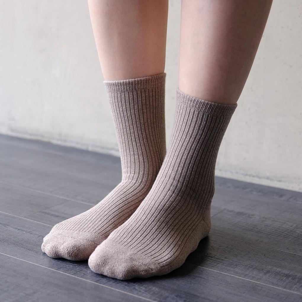 

5 pairs of domestically produced women s double-bottomed thick ribbed socks Women s Thick Socks (5 Pairs)