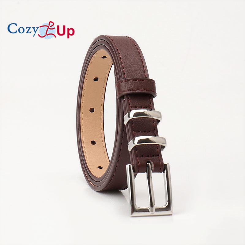 Women's Leather Belts for Jeans Pants Fashion Ladies Belt Gold Buckle Belts for Women