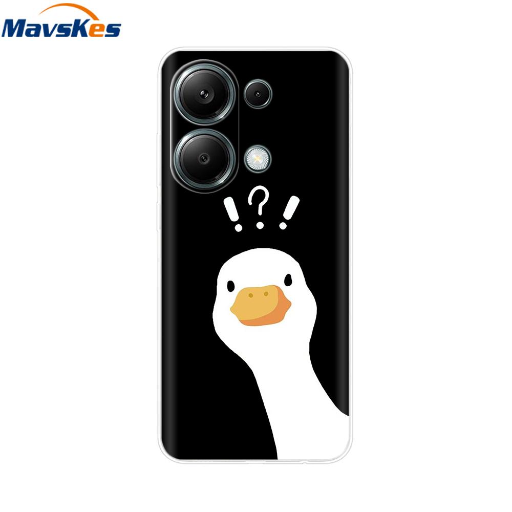 For Redmi Note 13 4G 5G Case Fashion Panda Phone Cover For Xiaomi Redmi Note 13 Pro 4G 5G Cases 13Pro Plus Soft Silicone Funda
