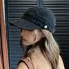 Vintage Sun Hat Suede Cap 56cm To 58cm Head Size Curved Brim Hat Leopard Baseball Cap  Daily Wear