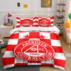 Set Biancheria da Letto Fantasia Aberdeen FC Set Copripiumino Copripiumino Federe  (1 * Copripiumino 2 * Federe, senza piumino)