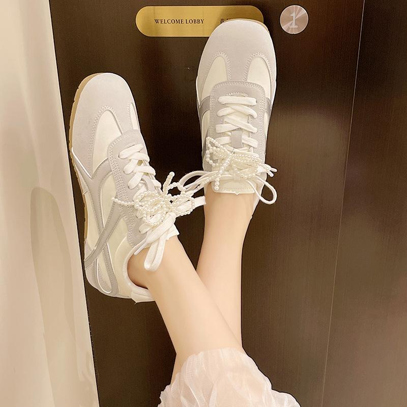 

[Fanfna] Ballet style fashion Forrest Gump shoes women s retro women s shoes 2025 new German training shoes casual sports shoes 40