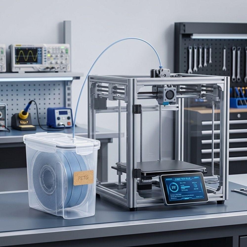 Airtight 3D Printing Filament Container Transparent Filament Storage Organizer Protection