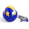3D Printed Dragon Egg with Flexible Dragon Inside Sports Ball Surprise Dragon Egg Fidget Toy Twist Open Articulated Animal Stress Relief Gift for