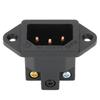 Monosaudio IB70(C) Pure Copper IEC Female Power Socket Panel Mount Plug Power Connector Tailstock 100‑250V