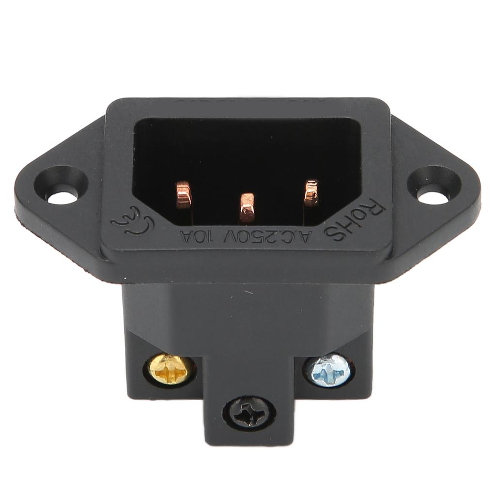 Monosaudio IB70(C) Pure Copper IEC Female Power Socket Panel Mount Plug Power Connector Tailstock 100‑250V