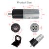 36GP-555 Miniature Planetary Gear DC Brushed Motor 12V-24V, all-metal gears, reversible rotation, high torque 100KGCM gear motor