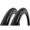Set of Two Vittoria CORSA G2.0 Clincher Tires (700x28c, Full Black) [Imported]