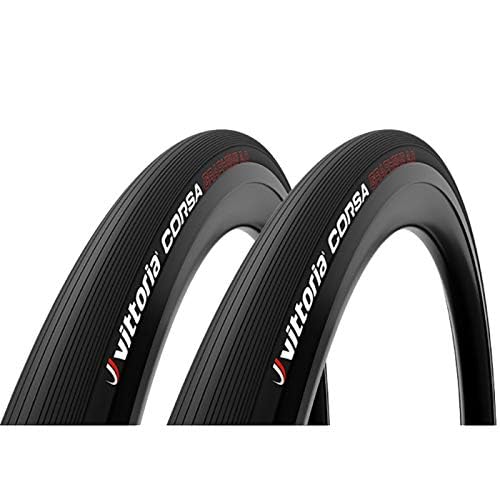 

Set of two Vittoria CORSA G2.0 clincher tires (700x28c, full black) [Imported]