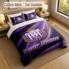 3Pcs Bedding Set Custom Name Text, 1 Sheet 2 Pillowcases Home Bed DecorAnderlecht FC