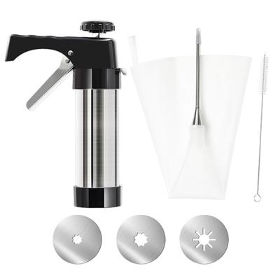 Acciaio Inossidabile Macchina per Churro Spagnoli Professionale Pressa per Biscotti Decorazione Torte Strumento per Spremere Accessori da Cucina