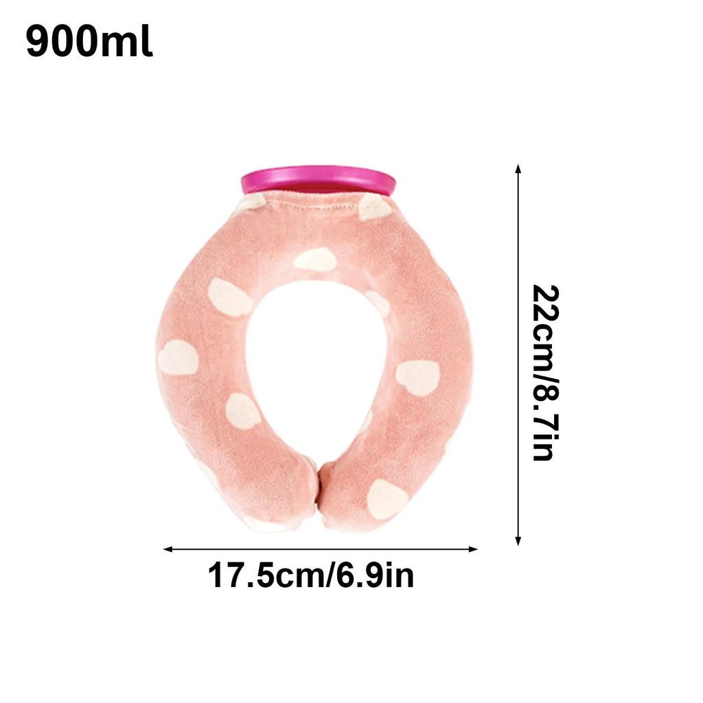 U Shaped Neck Hot Water Bottle Heat Cold Pack U Shaped Neck Hanging Water Injection Heating Bag For Cold And Hot Compress