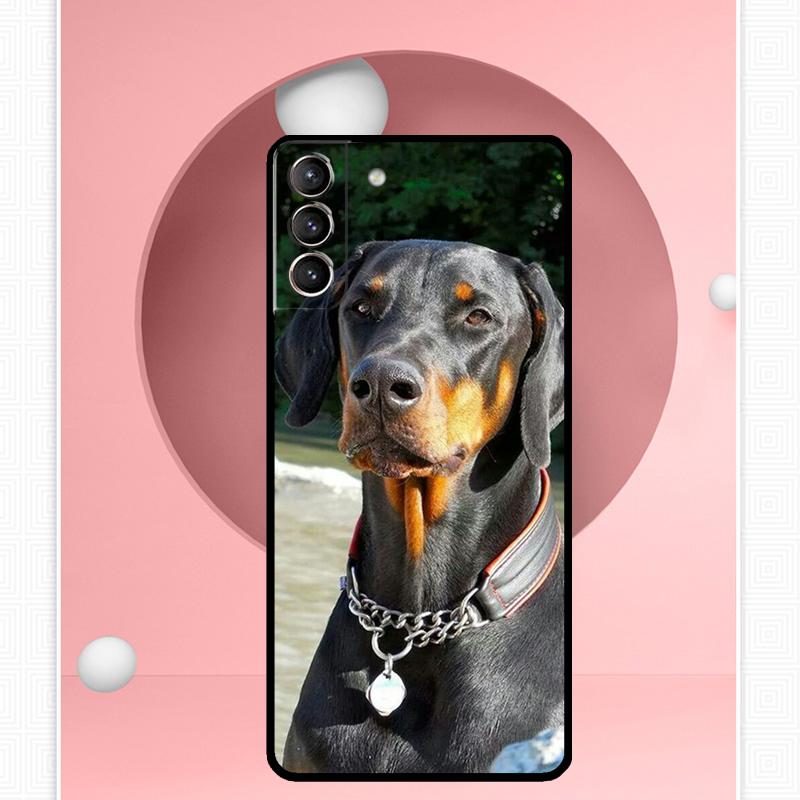Dachshund Doberman Dog Case For Samsung Galaxy S25 Ultra S20 S21 S22 S23 S24 Ultra S9 S10 Plus S25 FE Cover Funda