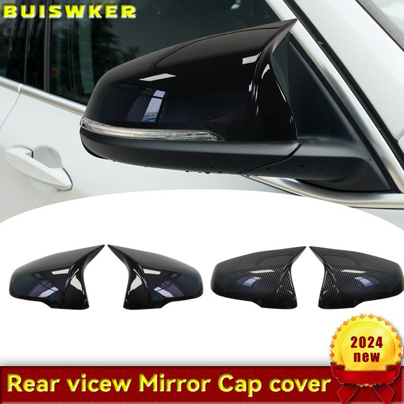 For BMW X1 F48 X2 F39 Z4 G29 F45 F46 Touring 2GT F45 F46 Glossy Black Mirror Cover Caps For Toyota Supra -