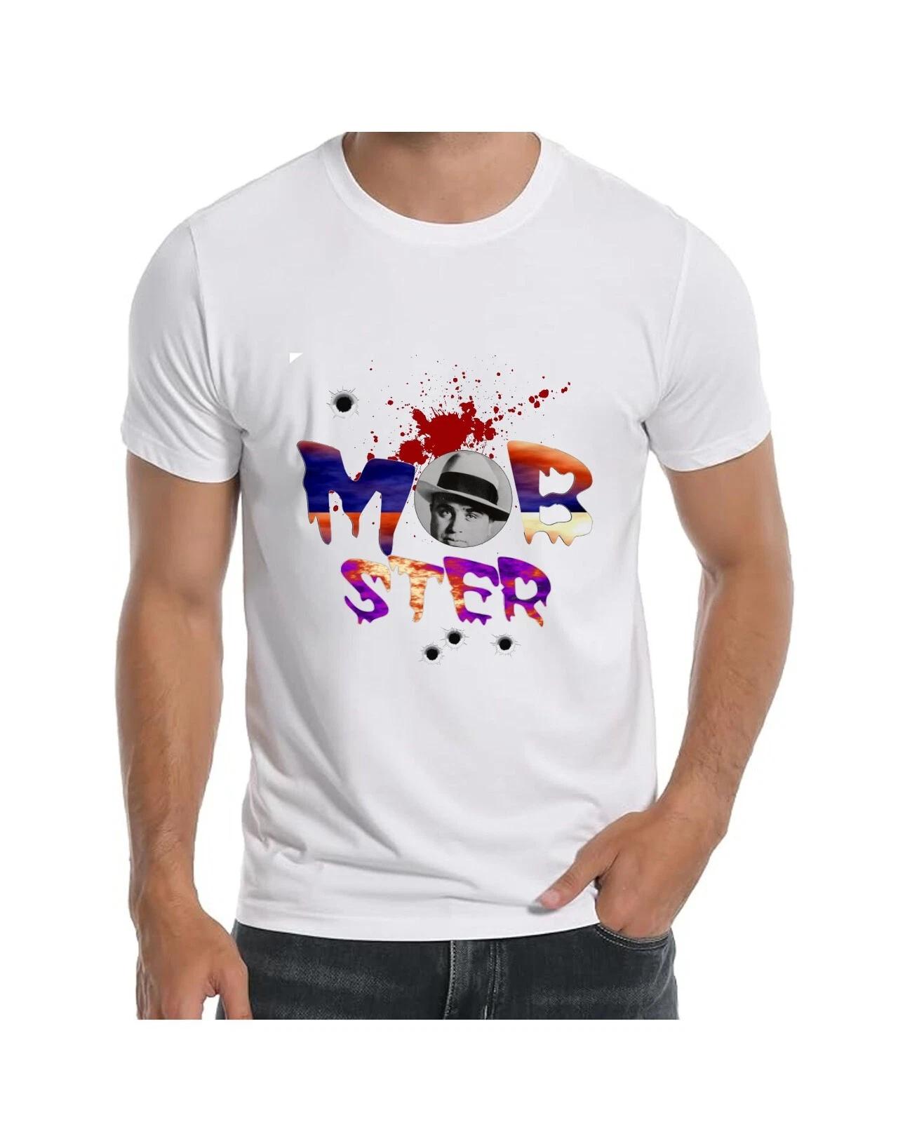 Al Capone Mobster Gangster T-Shirt for Men Apparel XL