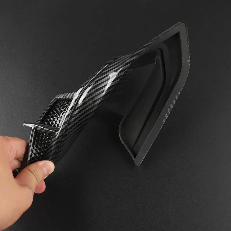 Carbon Black Car Fender Side Vents Air Flow Intake Hole Grille Sticker Cover For Ford EXPLORER with  Car Accessories