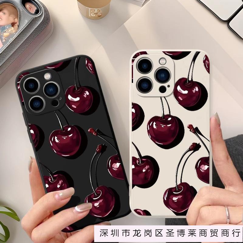 Cherry for Apple 16Pro all-inclusive 15Promax mobile phone case iPhone14/12/11/13 anti-drop xs