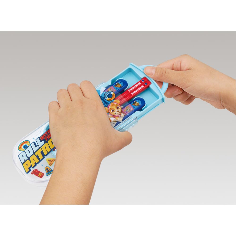 Skater Trio Set of and Paw Patrol for Made in Chopsticks, Spoon, Fork, 24, Kids, Antibacterial, Japan, TACC2AG-A