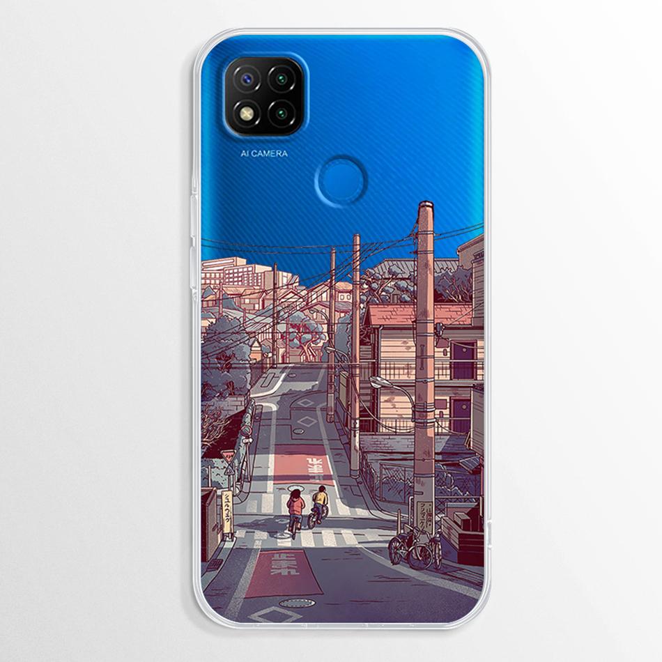 For Xiaomi Redmi 10A Case Fashion Marble Clear Silicon Soft TPU Cover Coque For Xiaomi Redmi 10A 10 A 6.53'' Phone Cases Fundas