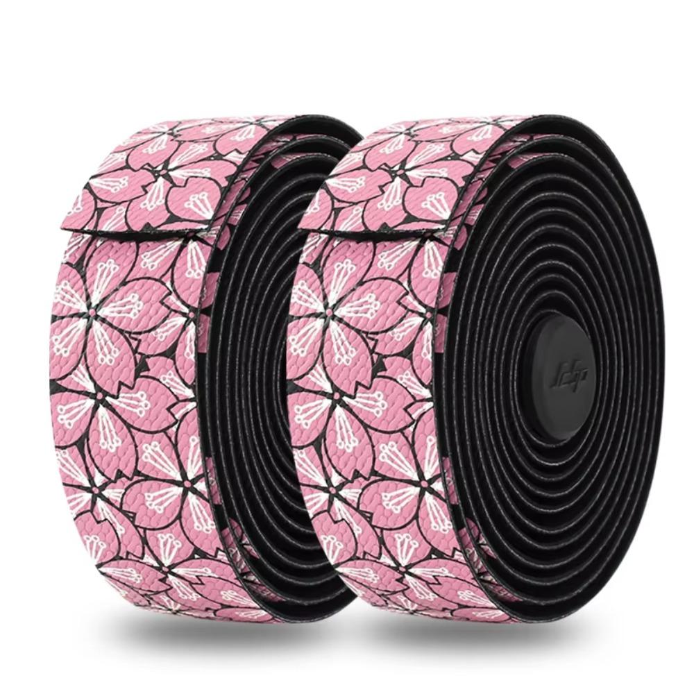 Shock-absorbing Bike Handlebar Tape Sweat Absorbing Bicycle Handlebar Belt Outdoor Sports black pink