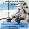 Household window automatic water spray cleaning robot vacuum cleaner remote control electric window wiper household glass wiper