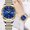 New Gold Watch Women Watches Ladies Creative Steel Women's Bracelet Watches Fashion Waterproof Chronograph Relogio Feminino