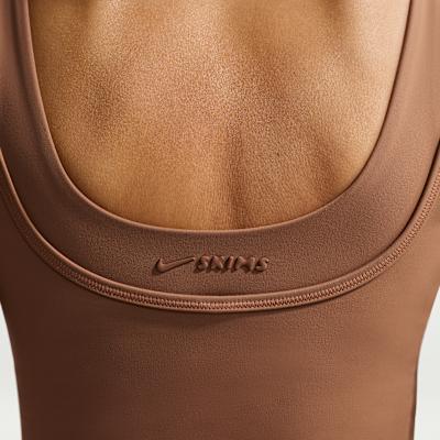 Women's Nike X Skims Matte Sleeveless Sports Shirts Women's Carob Brown Moderate