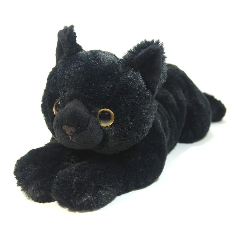 

Плюшева іграшка-кіт на коліна, Чорний, Середній, P-1822