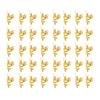 40Pcs Braid Hair Accessories, Alloy Wheat Ear Design Hair Clips, Easy Clip-On Hair Cuffs for Multi-Strand Braids