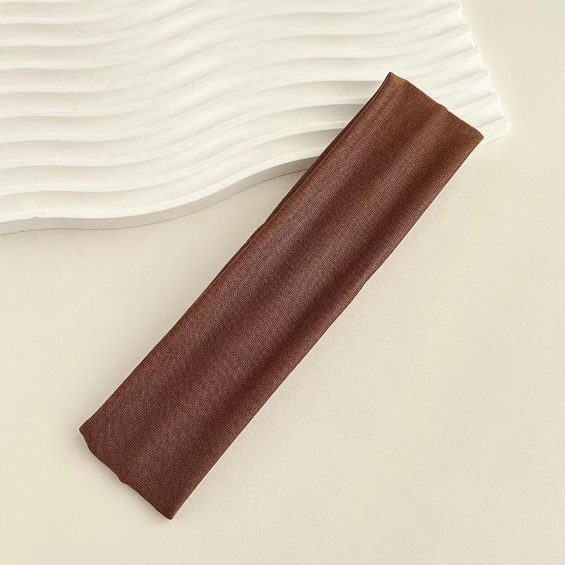 

Модные спортивные повязки на голову для женщин Эластичные резинки для волос Бег Фитнес Йога Повязки для волос Эластичные Аксессуары для волос для макияжа one size света кофе