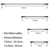 Guitar Patch Cable, 15cm, TS Cable, 6.35mm, for Effects Pedals, L-shaped Plug, Space-saving