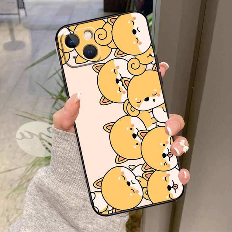 Animal Shiba Inu Case For iPhone 17 Pro Max 16 14 13 12 11 15 Pro Max Plus 12 13 Mini 16e 17 Air Back Cover