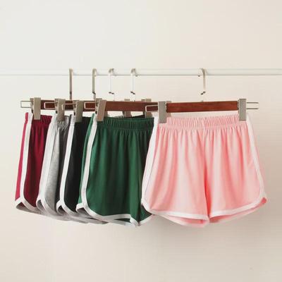Women's Summer 2024 Casual Korean-Style Yoga Beach Shorts - Three-Quarter Length, Candy Color