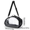 Foldable Cat Backpack Portable Pet Outing Bag Small Dog Transparent Pet Bag  Outdoor Travel