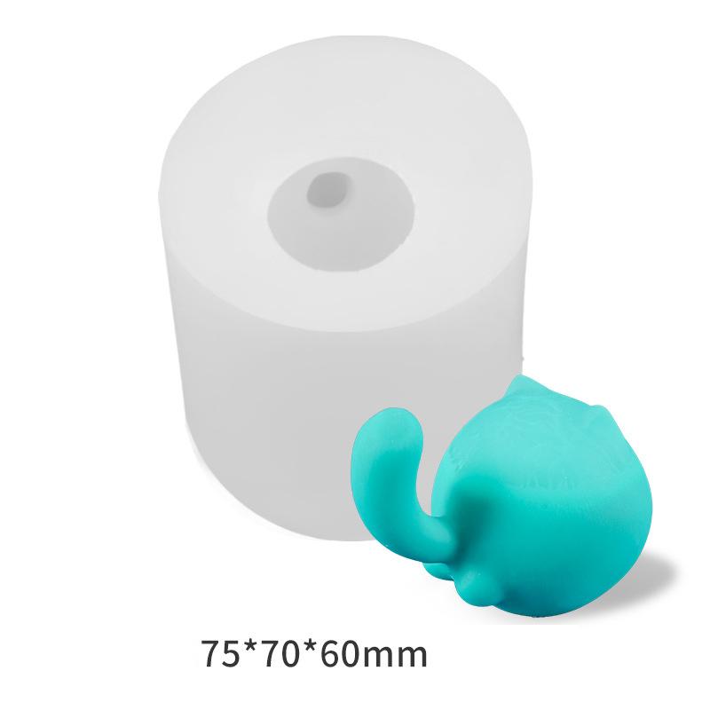 

Мультяшный кот литейный многофункциональный мягкий силиконовый трафарет для шоколадного мыла мусс шаблоны для поделок своими руками