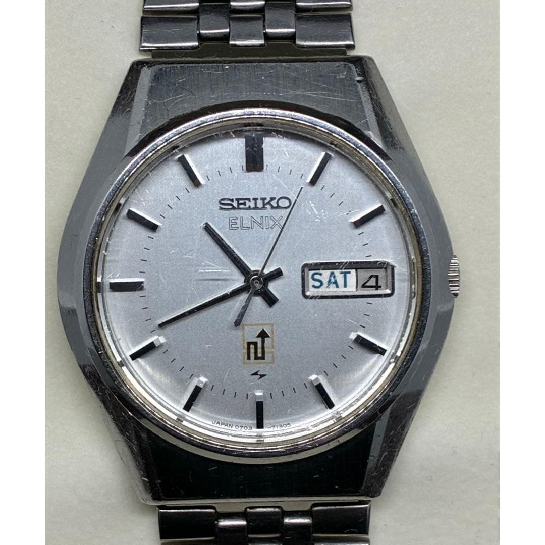 Used Battery replaced Seiko Elnix 0703-7110
