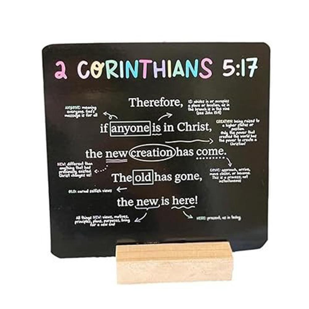 

52 штуки/набор карточек для запоминания Писания с деревянной подставкой, карточки с ежедневными стихами для запоминания Библии, христианские выпускные открытки, подарок веры светло-серый