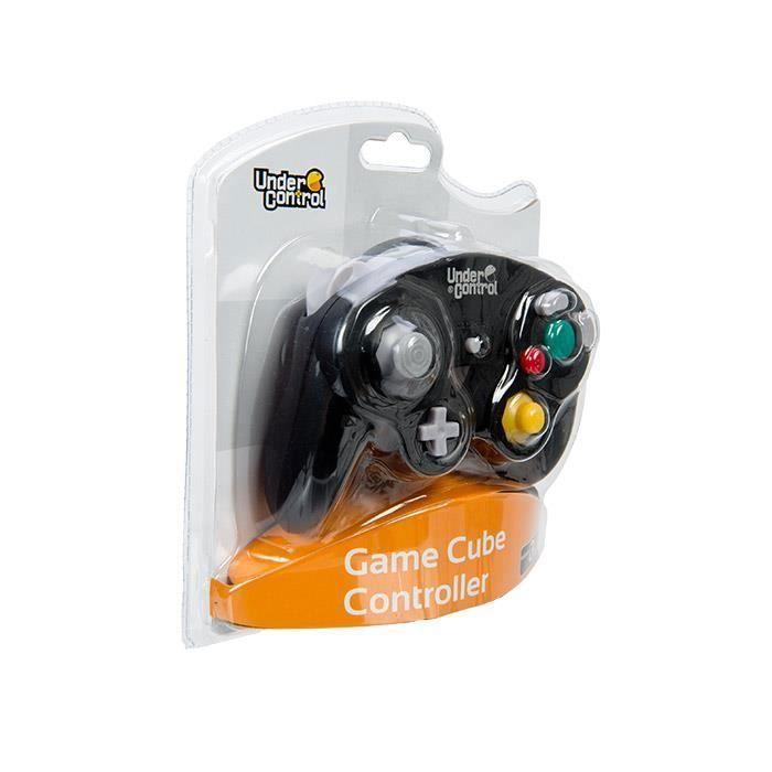 Game Cube Vibrating Wired Controller Compatible Wii Black