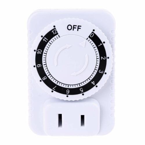 Upgraded 12-Hour Plug-in Mechanical Timer for Kitchen Home Office Appliances