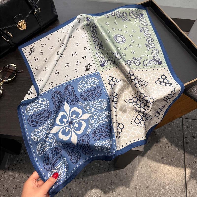 Silk scarf, silk scarf, women s hangzhou silk scarf, 100% mulberry silk thin scarf 53*53cm