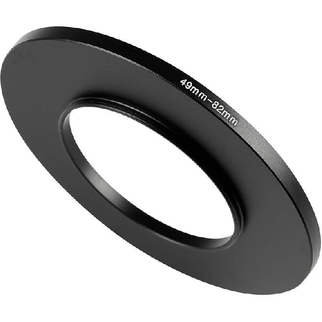 72-77mm Metal Step-Up/Down Ring Adapter Compatible with Mirrorless Cameras DSLR Lens, UV CPL ND Filter Thread Converter, Black