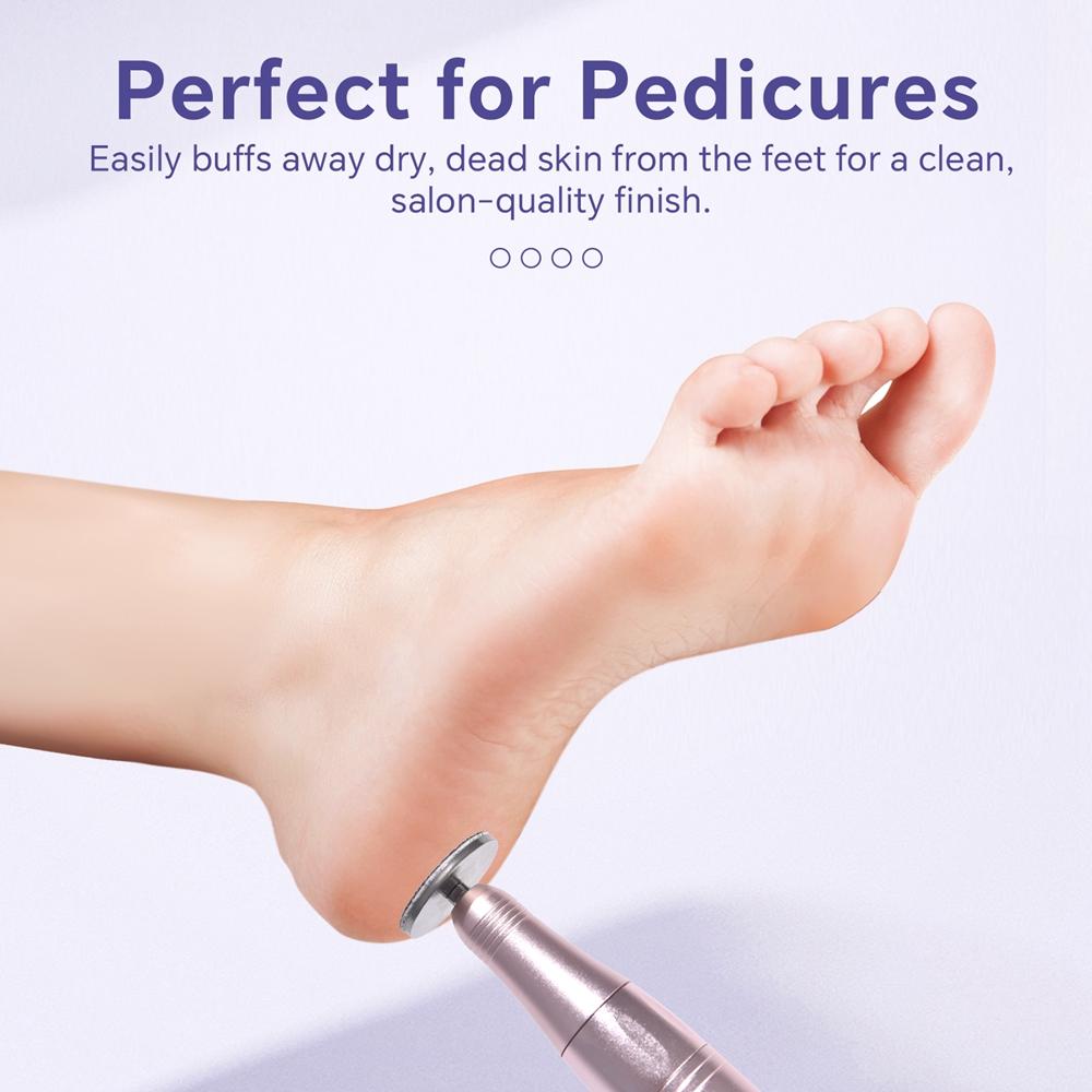 50/60 Stück Pediküre-Scheibe mit austauschbarem Schleifpapier Fuß Nagelhaut Schwielen Entfernung Nagel Schleifscheiben Bits Maniküre Feilenwerkzeug