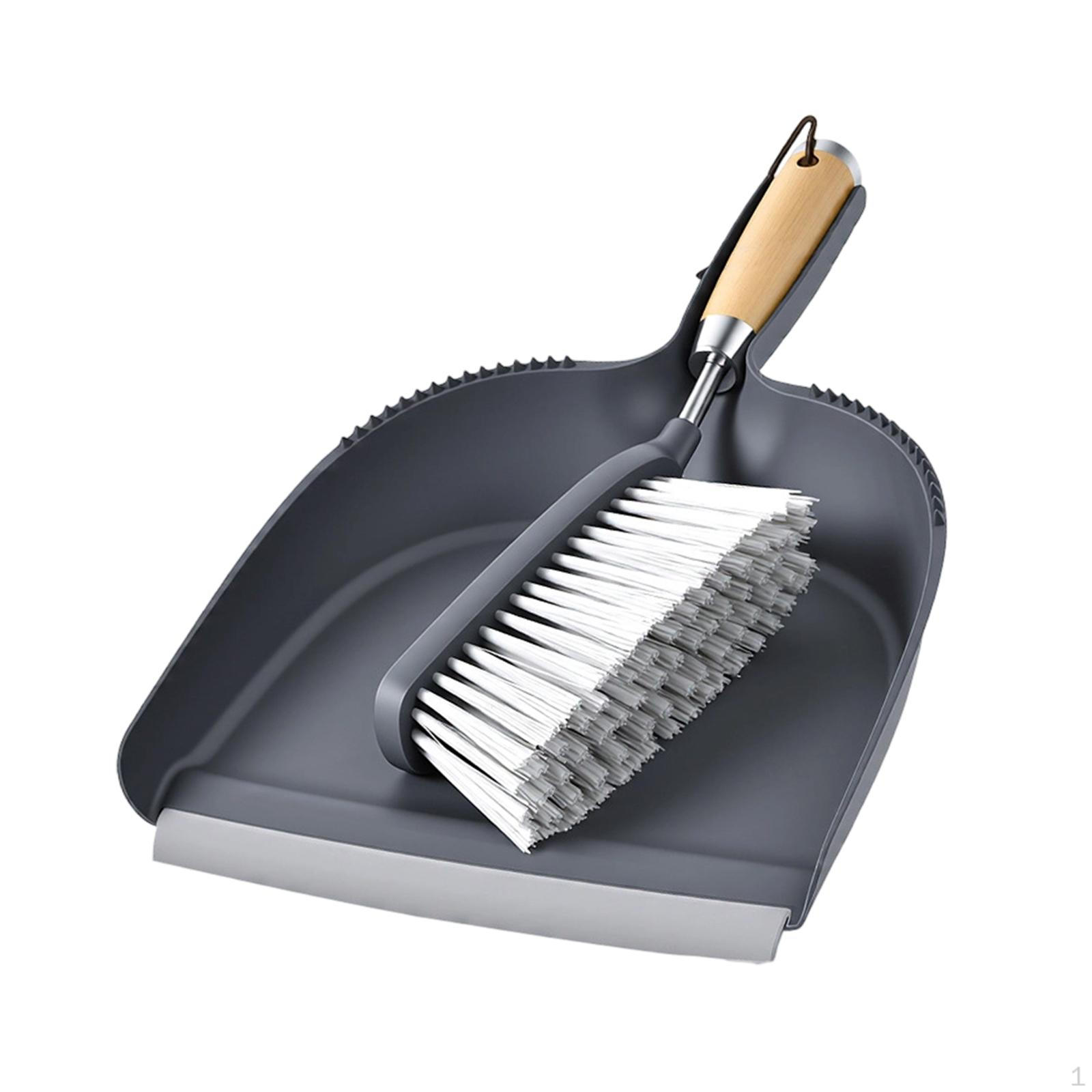 Набор совок и щетка Мини Бамбуковая ручка Метла Ручная для клавиатуры Кухонные столешницы